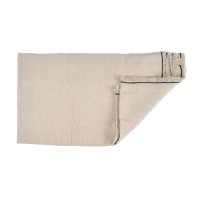 Het Toscaanse tafelkleed - Naturel Zwart - 150x300