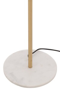 J-Line Floor Lamp Metal/Marble Gold