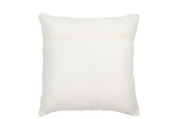 J-Line cushion Foil Print - cotton - white/gold