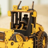 Robotime, Houten Puzzel 3D Road Roller, TG701K, 16,5x7x10cm