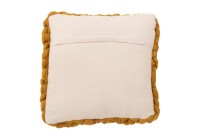 J-Line cushion Knitted - polyester/acrylic - ocher