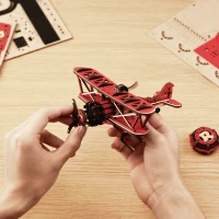 Robotime, 3D Houten Puzzel, Sky Captain DIY Pendulum, MCD01 14,5x17x31,5cm