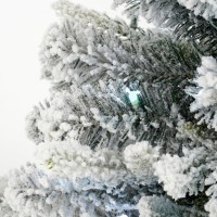 Grimshaw Kunstkerstboom in Pot met LED Verlichting en Timerfunctie - H60 x  Ø45 cm - Groen