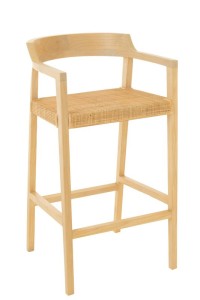 J-Line bar chair Emma - wood - natural