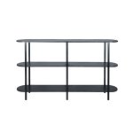 Sophisticated Metal Black Sidetable