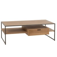 J-Line TV kast - 1 lade - hout/metaal - naturel