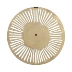 Marjun Gold Casted Alu Wall Panel Open Round L