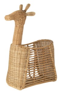 J-Line Basket Giral Rattan Natural