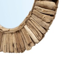 The Driftwood Crown Mirror - Natural - M