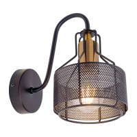 1er Wandleuchte Spot "FORO" aus Metall in Schwarz, mit E27-Fassung, ca. 22 x 13,5 x 23 cm. Stilvolle Beleuchtung für Wohnzimmer, Esszimmer oder Küche.