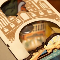 DIY Book Nook & Wonderland Boekensteun Romantic Venice, Robotime, TGB08, 17,8x10,8x24,4cm
