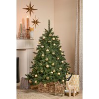 Kerstballen Set - 60 Stuks - Ø7 cm - Onbreekbaar - Goud