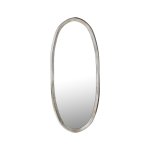 Limera Brass Alu Oval Mirror Irregular Border S