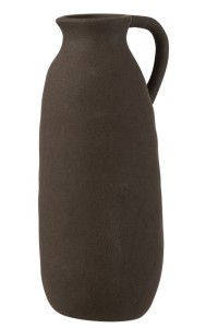 J-Line vase Jug - ceramic - black - large