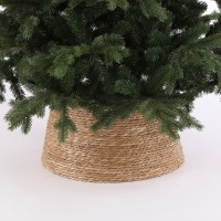 Kerstboomrok - H26 x Ø50 cm - Zeegras - Naturel Bruin