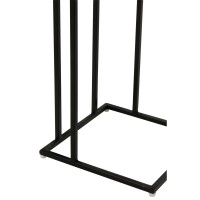 J-Line bijzettafel Vierkant - hout/epoxyhars - naturel/blauw