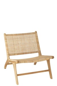 J-Line sofa Woven - wood - natural