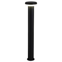 LED outer socket light "mushroom", made of metal and plastic in anthracite, with integrated LED