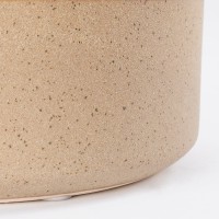 Lago Bloempot - H17 x Ø18 cm - Crème