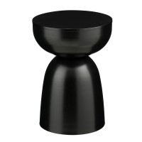 Elliot Bijzettafel - H45 x Ø32 cm - IJzer - Zwart