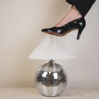 LAMP - TAK LAMP DISCO BALL - Glas - zilver - 20x20x20cm