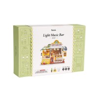 DIY House Light Music Bar, Robotime, DG 147, 22.2x19x15.9cm