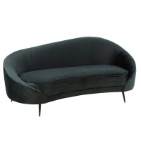 J-Line Sofa Elisabeth Textiel/Metaal Groen