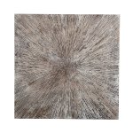 Zapp White Ribbed Wallpanel Square S