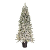 Nagoya Kunstkerstboom met LED Verlichting en Timerfunctie - H120 x Ø60 cm - Groen