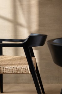 J-Line Chair Emma Teakhout Black/Brown