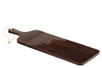 J-Line Rectangle Mango cutting board - wood - brown