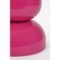 Luna Bijzettafel - H46 x Ø32 cm - IJzer - Fuchsia