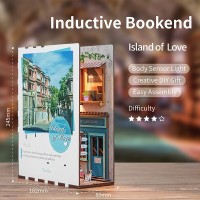 DIY Book Nook Bookend Island of Love, Tone-Cheer, TQ105, 18.2x8x24.5cm