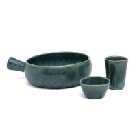 The Aqua Casserole with handle - Set of 4