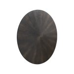 Zapp Black MDF Carved Wallpanel Gold Round