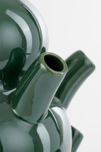 Marlijn Tulip Vase - H46 x Ø28 cm - Ceramic - Green