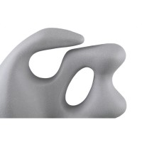 Eddison Taupe Ceramic Matt Glazed Statue Organic