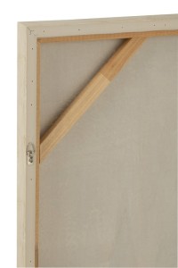 J-Line Painting Tog Acrylic Paint/Canvas White/Brown