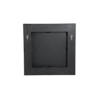 Tiess Brown Wooden Veneer Mirror Straight Frame