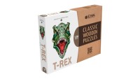 Eco Wood Art Wooden Jigsaw Puzzle, T-Rex, 1218, 40x24x0,5cm Cardboard box