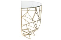 J-Line Console Moza Metal/Glass Gold