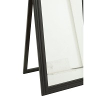 J-Line spiegel Emi - hout - zwart