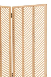 J-Line Screen Mili Bamboo/Plywood Natural