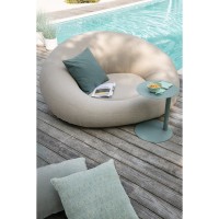 J-Line Bijzettafel Rond Metaal Groen