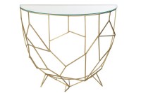 J-Line Console Moza Metal/Glass Gold