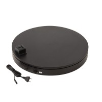 J-Line draaischijf Rond + sleepcontact 100kg - kunststof - zwart - med