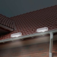 LED solar light "Garden Light" (2 Set) white, for outside, purpose - metal and plastic, white, with integrated LED