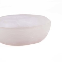 De Hars Biologische Kom - Roze Wit - L