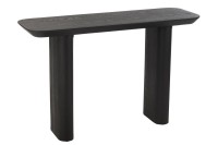 J-Line Console Large Veneer/Fir Wood Black