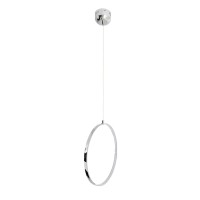 LED-plafondlicht "luslijn" gemaakt van metaal in stalen blank en plastic, stalen blank, ca. 60 cm lang, met stevig ingebouwde LED's, verlichting voor woonkamers en kantoor